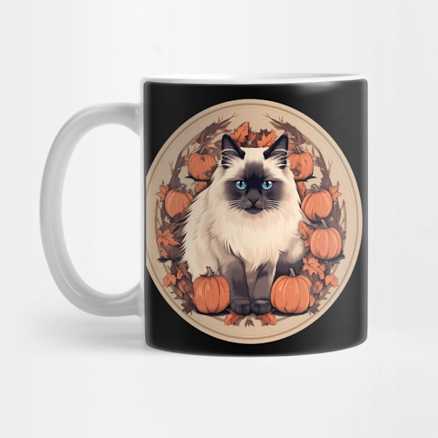 Birman Cat Halloween, Cat Lover by dukito